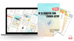 Der Launch-Tool-Kompass als PDF auf Laptop und Tablet: In 15 Minuten zum Launch-Setup