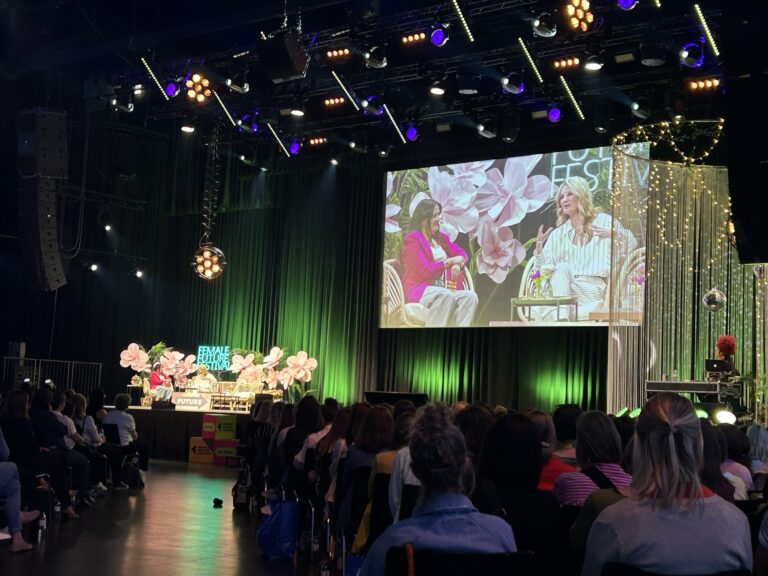 Bühne und Publikum beim Female Future Festival 2026 in Bregenz