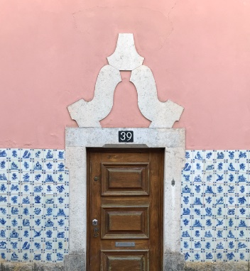 Hauswand in Lissabon